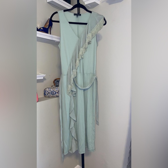 Tricot Chic Green Dress - Picture 4 of 9